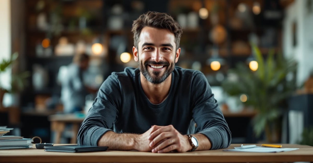 Entrepreneur salarié remplissant formulaire création micro-entreprise sur ordinateur portable