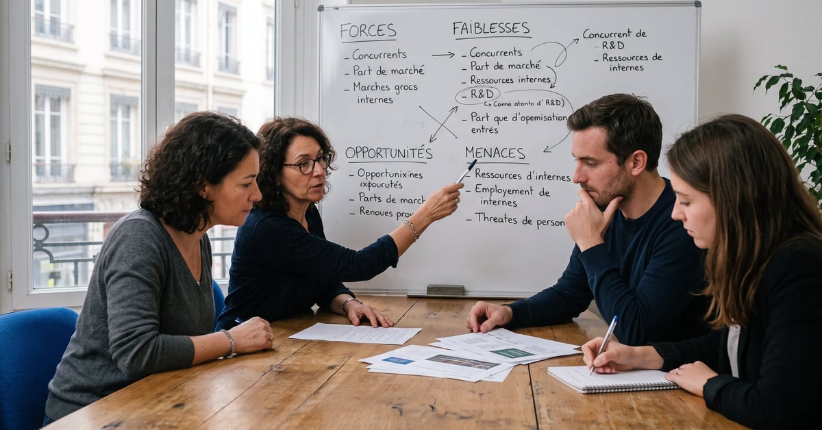 Analyse SWOT : forces, faiblesses, opportunités et menaces d'une entreprise