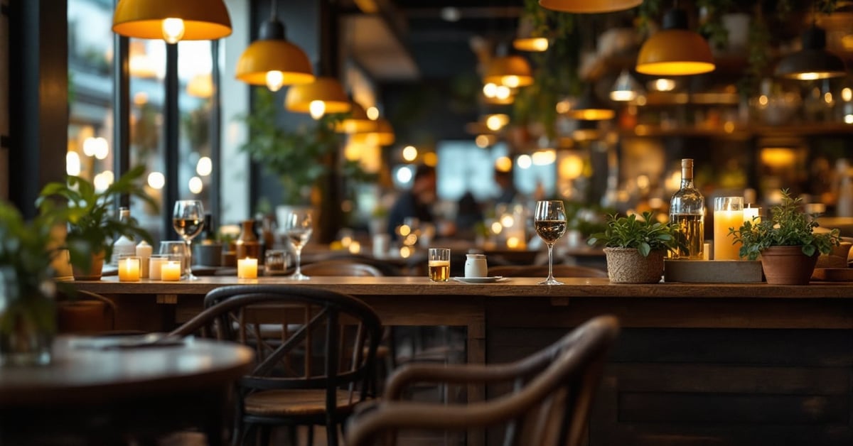 Taux de TVA en restauration : assiette de restaurant avec addition, illustration des règles fiscales pour restaurateurs