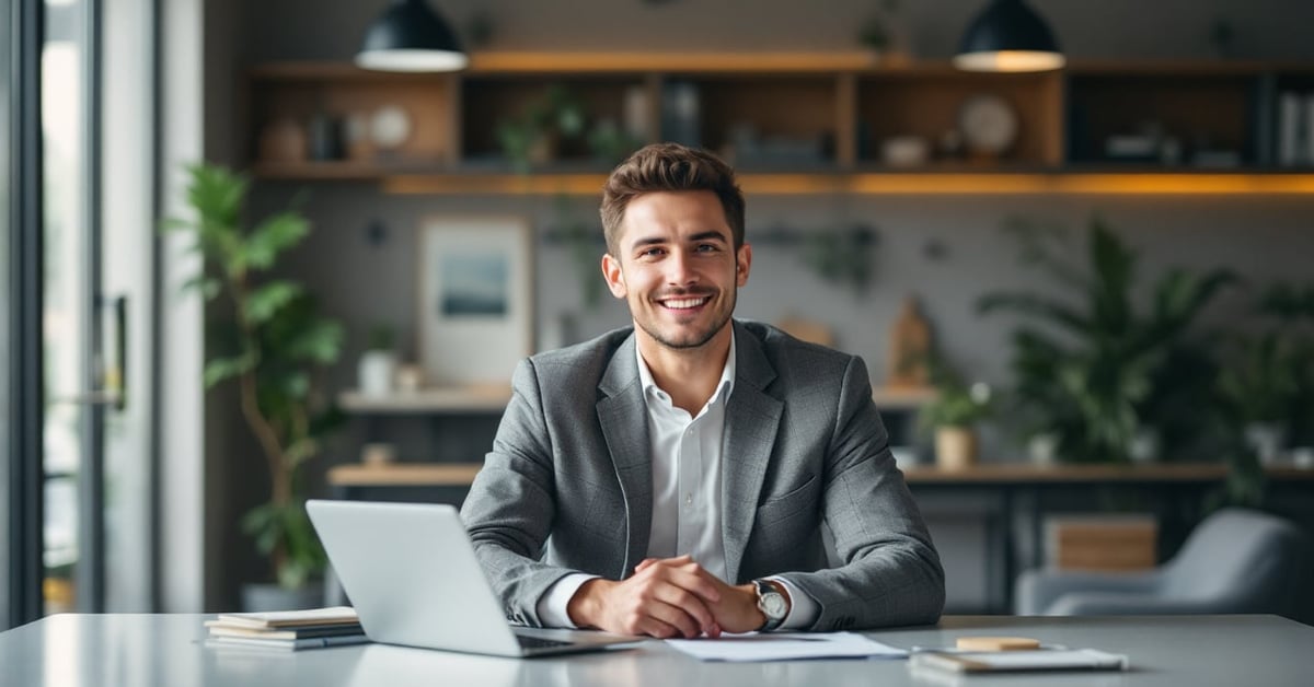 Équipe de professionnels collaborant sur un projet de gestion autour d'une table de travail moderne