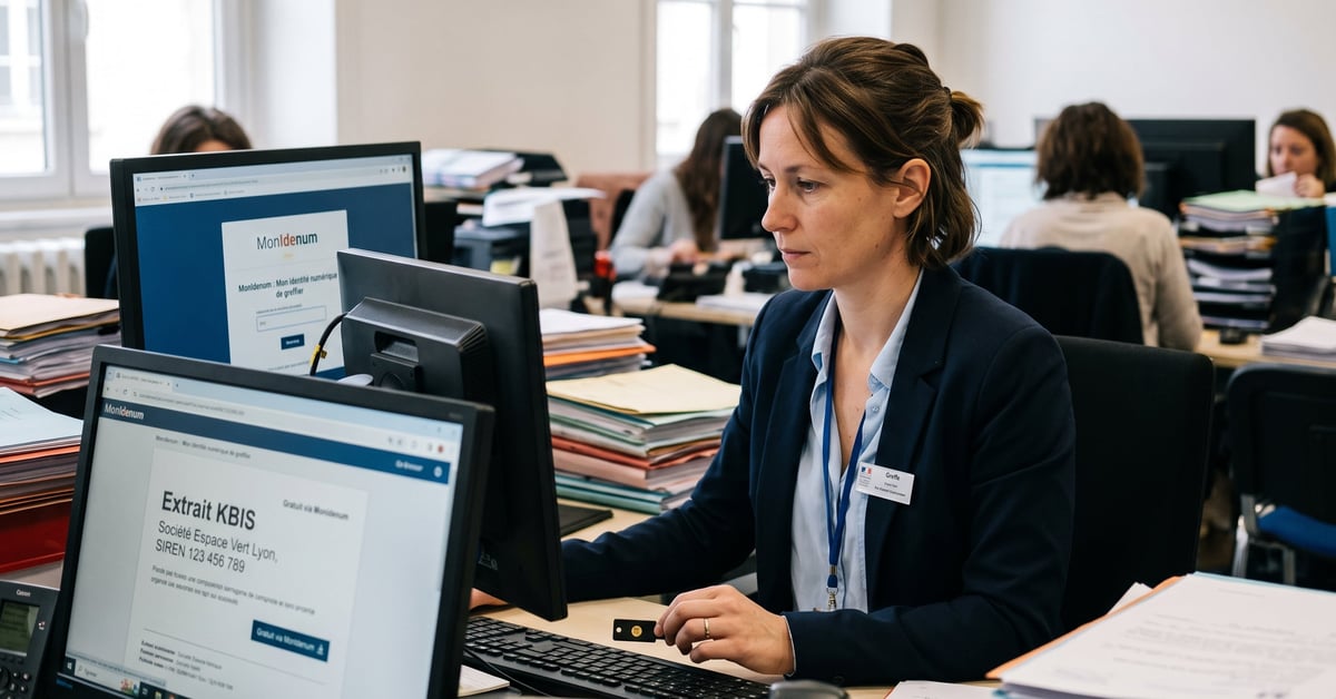 MonIdenum kbis gratuit – extrait officiel du registre du commerce en 2 minutes